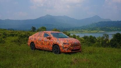 Skoda Slavia has been showcased by the Czech carmaker ahead of its global debut next month.