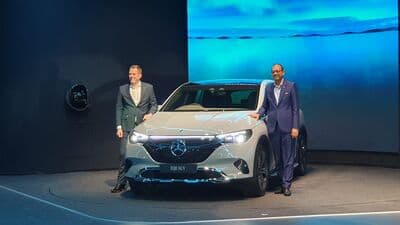 The 2023 Mercedes EQE arrives as the brand's new top-spec electric luxury SUV and will be available in a single fully-loaded EQE 500 4MATIC variant