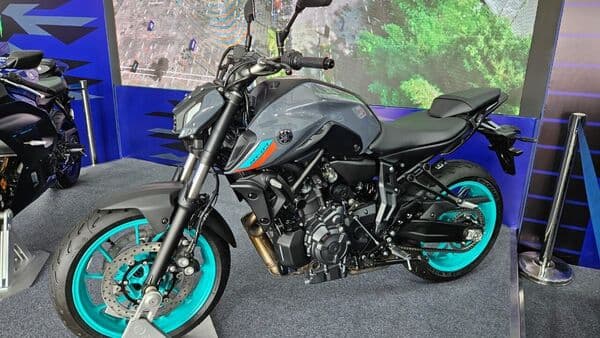 In pics: Yamaha MT-07 naked bike steals the show at Indian GP 2023