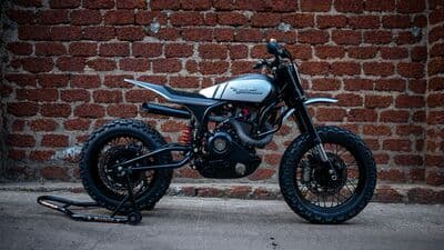 The custom Harley-Davidson X440 built by Rajputana Customs is an off-road scrambler with a shortened wheelbase and swingarm and a host of changes