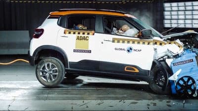 The eC3 electric hatchback from French auto giant Citroen has miserably failed the recent crash test conducted by Global NCAP where the model managed to get only one star in the child occupant safety test while securing overall zero-star rating.
