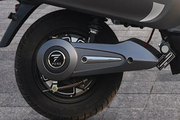 PURE EV EPluto 7G Pro Rear Tyre View