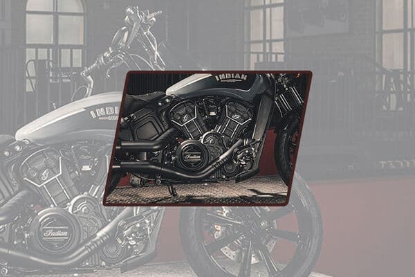 Indian Scout Rogue Engine View
