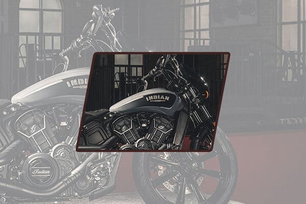 Indian Scout Rogue Fuel Tank View