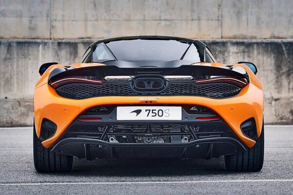 McLaren 750S Rear View