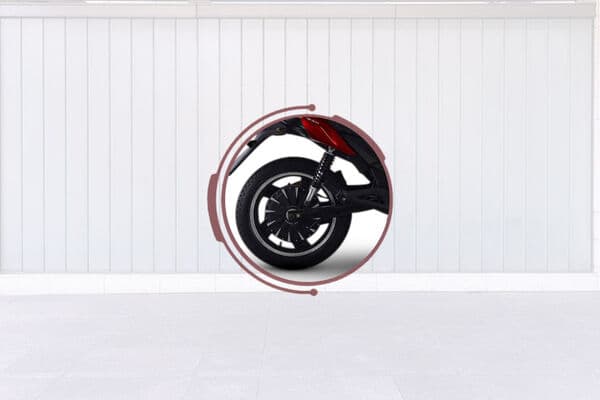 PURE EV eTryst 350 Rear Tyre View