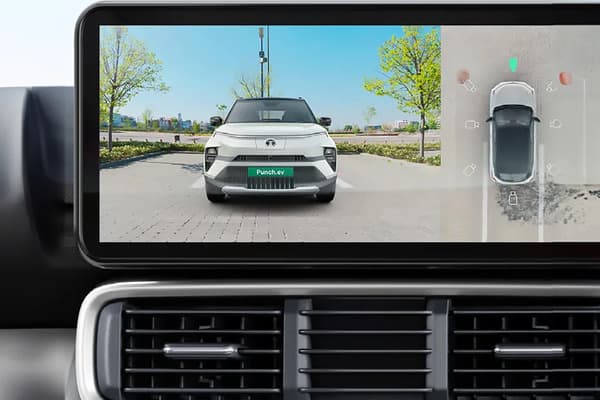 Tata Punch EV Parking Camera Display