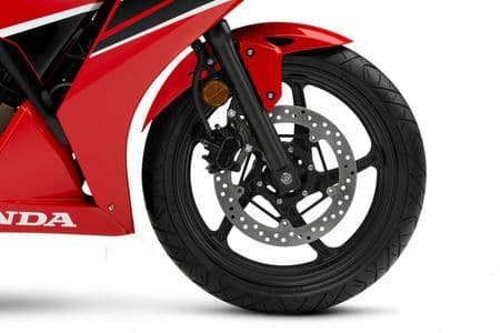 Honda CBR300R Front Tyre View
