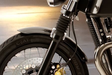 Front Mudguard And Suspension