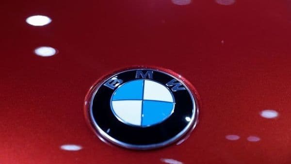 FILE PHOTO: The logo of BMW is seen at the LA Auto Show in Los Angeles, California, U.S.