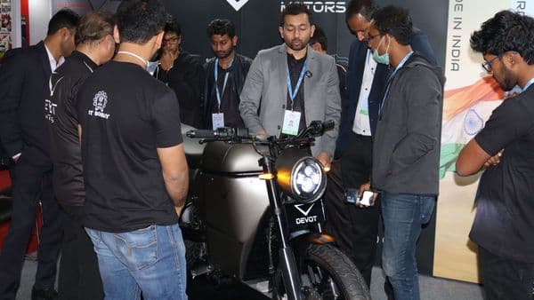 Photo of hand-made electric bike unveiled by Devot Motors. (Photo courtesy: Twitter/@DevotMotors)