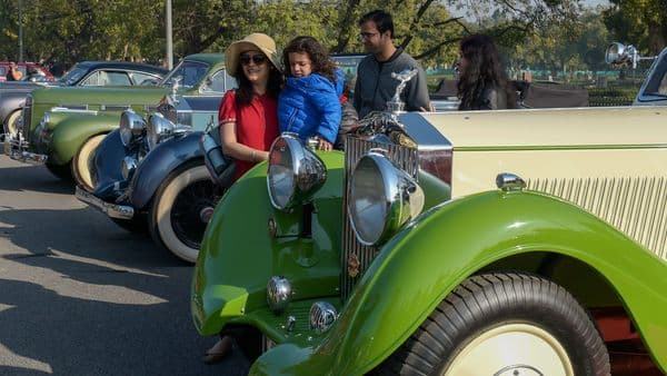 File photo of vintage cars displayed during the 21 Gun Salute International Vintage Car Rally at India Gate.