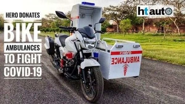 Hero MotoCorp donates 60 first-responder mobile ambulances to fight coronavirus
