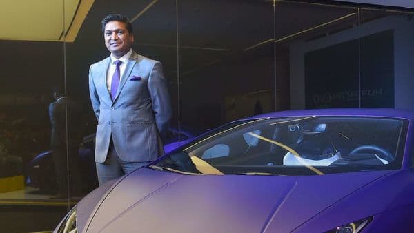 Sharad Agarwal, Head at Lamborghini India, during the preview of Lamborghini Huracan EVO RWD, in New Delhi.