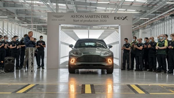 Watch: Aston Martin's first SUV DBX rolls off production line