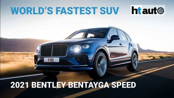 With a top speed of 306 kmph, the new Bentley Bentayga Speed SUV has already dethroned Lamborghini Urus as the fastest SUV.