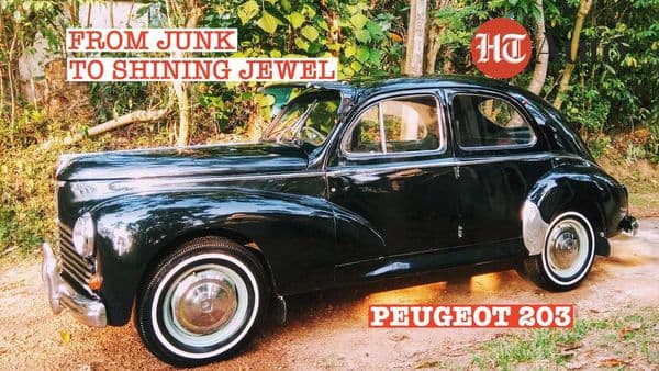 The Peugeot 203 was brought back to its full glory sometime in July this year by a Sri Lankan named Chathura Vithanage.