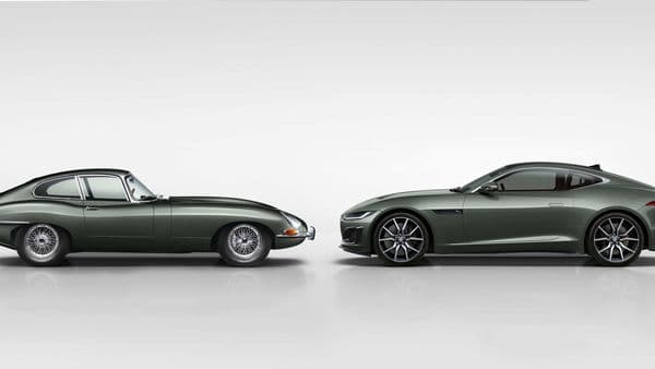 Jaguar F-Type Heritage Edition (R) pays tribute to the classic E-Type.