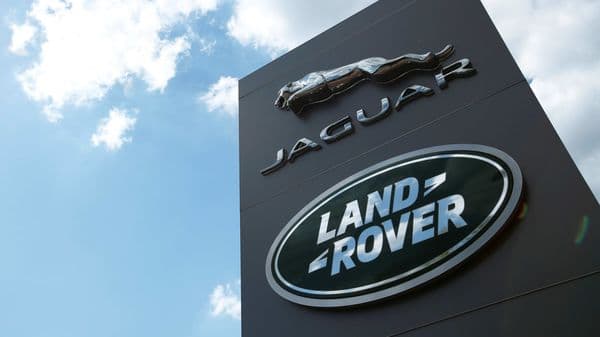 Jaguar Land Rover logo is seen at a dealership in Britain. (File Photo)