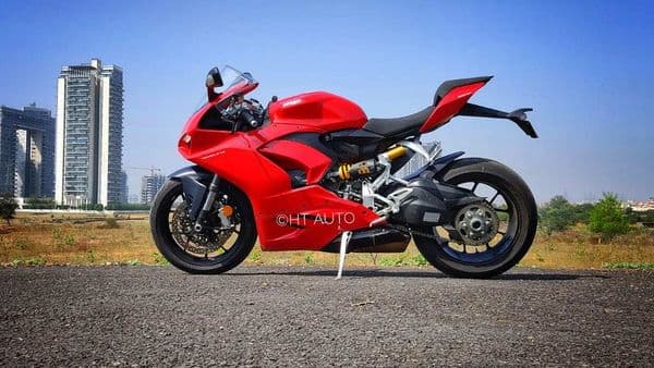 The Ducati Panigale V2 is a technical successor to the Panigale 959. (Image Credits: HT Auto/Prashant Singh)