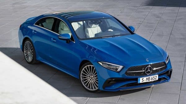 The 2022 Mercedes-Benz CLS receives AMG Line styling package for exterior as standard.