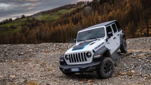 The iconic Jeep Wrangler off-road SUV now comes in an electrified version with four-wheel drive and gets a range of 50 kms in EV mode.