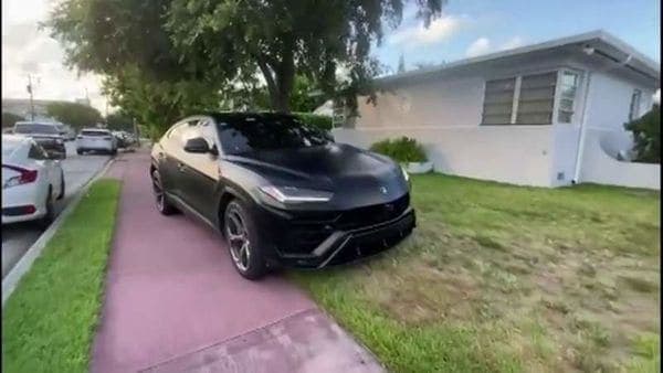 Lamborghini Urus, stolen by a teenager, chased down by owner on a scooter.