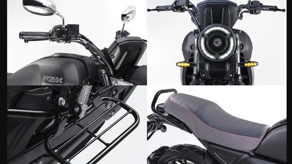 The seat cover for the FZ-X motorcycle costs the lowest at  <span class='webrupee'>₹</span>300.