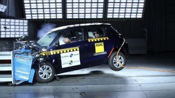 Made in India Maruti Suzuki Swift, which had secured 2 Star rating at the Global NCAP crash tests, failed miserably in the Latin American version.
