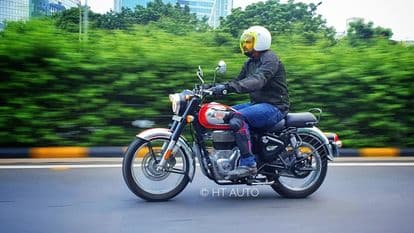 2021 Royal Enfield Classic 350 motorcycle promises to offer improved ride quality and comes with host of new features. (Photo credit: Sabyasachi Dasgupta/HT Auto)