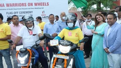 The donated units of the Hero bikes and scooters will be allocated to the health workers across the state of Haryana.