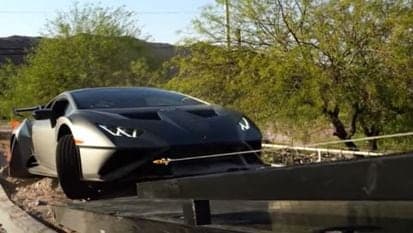 Screengrab from the video posted on YouTube by Royalty Exotic Cars.