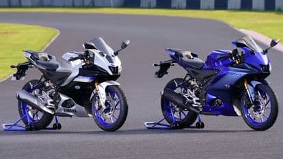 The new Yamaha R15 V4.0 weighs 142 kgs (kerb). It was launched in India earlier this year in September.&nbsp;
