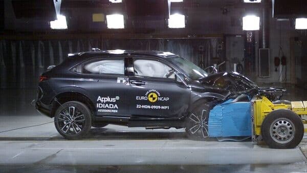 Honda HR-V hybrid SUV scores four-star rating at the Euro NCAP crash tests.