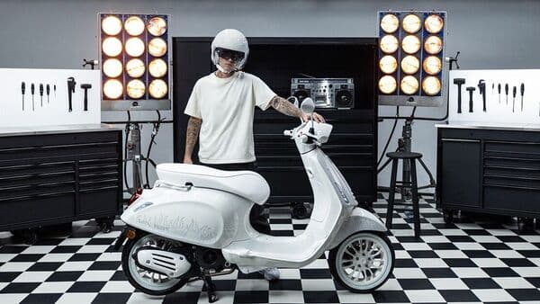The new limited edition Vespa has been designed by Justin Bieber himself.&nbsp;