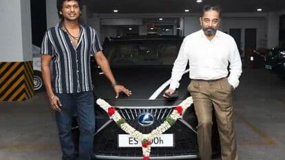 Lokesh Kanagaraj twitted a photo of himself receiving the Lexus ES300h along with Kamal Hasan on social media.