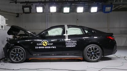 BMW i4 electric sedan, which was launched in India recently, has received four-star safety rating at the Euro NCAP crash test.
