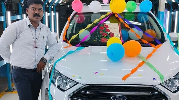 Ford EcoSport was the last model rolled out of Chennai plant. (Image: LinkedIn/Samuel Iyadurai)