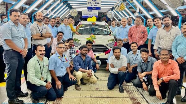 The last of the Ford EcoSport SUV models rolled out of the Maraimalai Nagar manufacturing facility of the carmaker earlier on July 20.