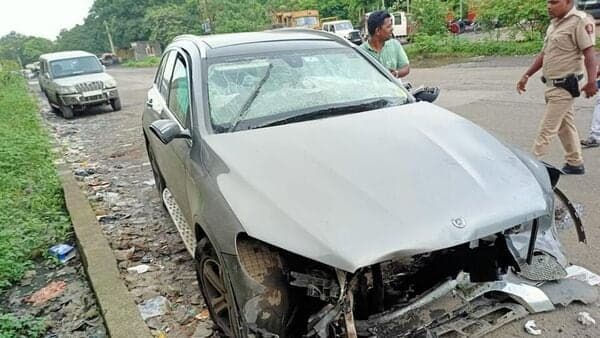 Cyrus Mistry, former Chairman of Tata Motors, was travelling in this Mercedes GLC car when it hit a divider in Palghar on Mumbai-Ahmedabad Highway on Sunday. Mistry and another passenger was killed on the spot.