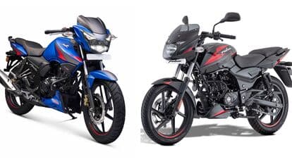 Bajaj Pulsar 150 has retained its styling whereas TVS has updated the lighting elements of Apache RTR 160.