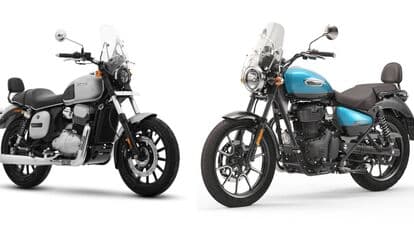 Yezdi offers Roadster in two trims whereas Royal Enfield offers Meteor 350 in three trims.&nbsp;