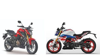 The G 310 R is currently the most affordable BMW motorcycle that is currently on sale in the Indian market. The CB300F will be going against the BMW,&nbsp;