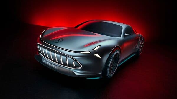 Fully-electric Mercedes Vision AMG concept car unveiled a few months ago.