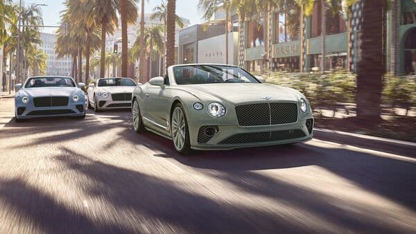 Exclusive Bentley Continental GTCs in pastel colours.