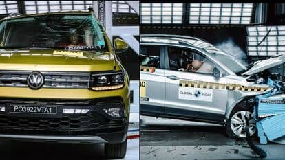 Volkswagen Taigun (left) and Skoda Kushaq (right) are based on the same platform and offer a list of safety features which helped both secure highest rating at the Global NCAP crash test.&nbsp;