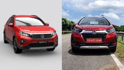 The new generation Honda WR-V (left) has been heavily updated in terms of design, features and specifications compared to the existing WR-V model (right) currently sold in India.