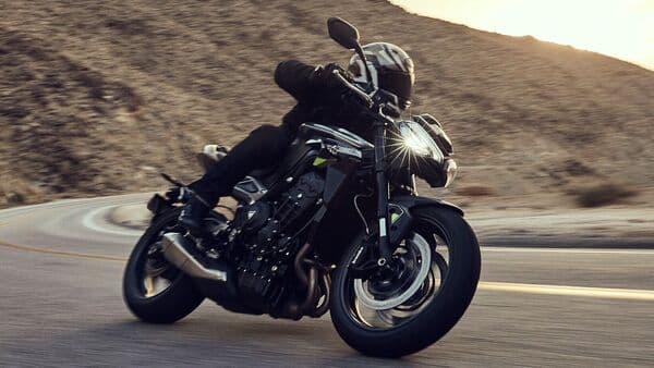 2022 Triumph Street Triple 765 is the most powerful motorcycle in its family.