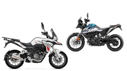 Both motorcycles are the smallest ADVs from their respective manufacturers.
