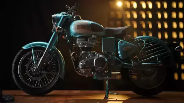 The Royal Enfield Classic Collectible is a 1:3 scale model of the original Classic 500